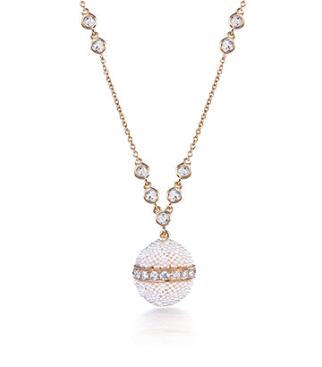 Pearl and Diamond necklace